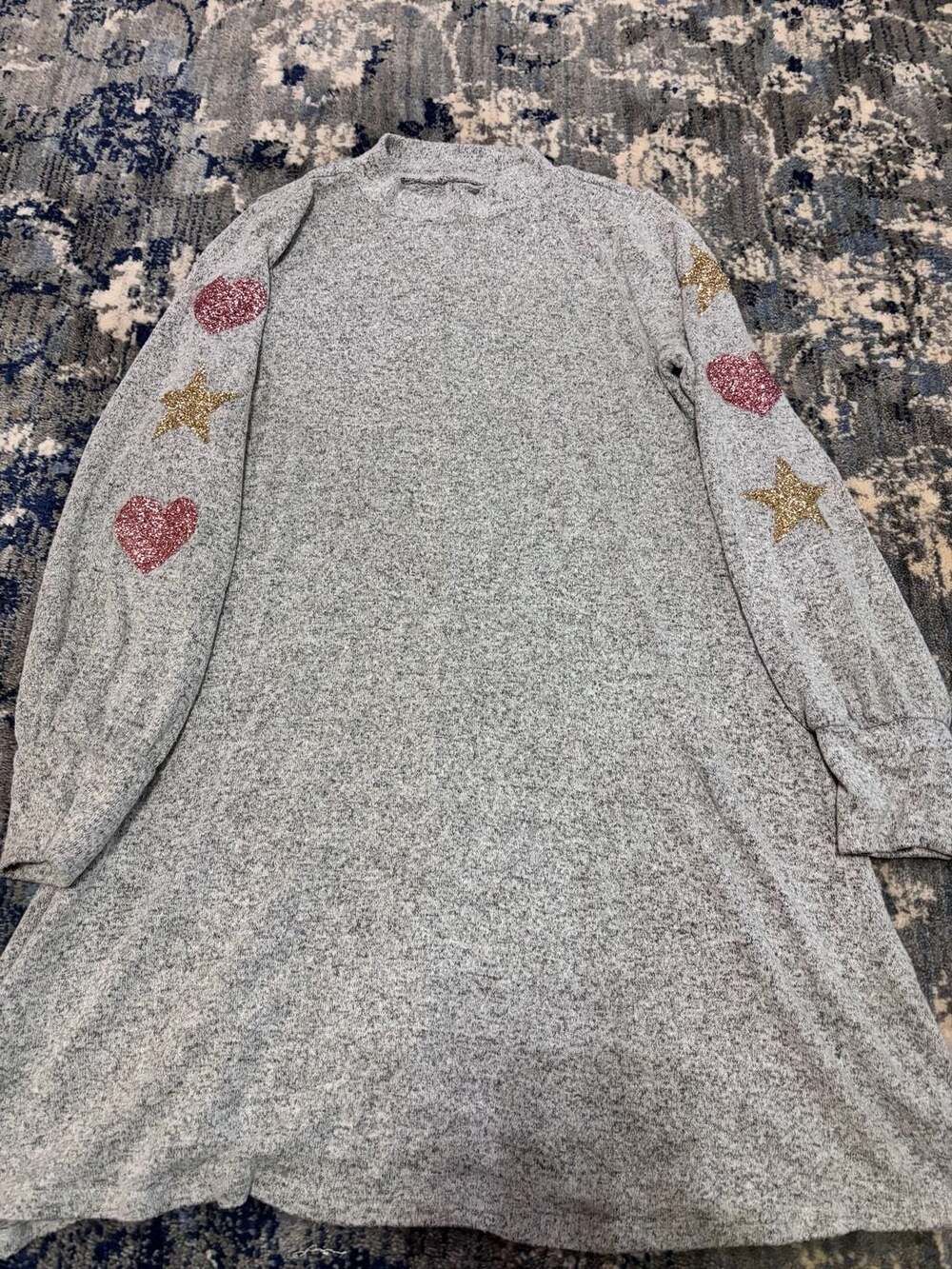 Sequin Long Sleeve Mini Dress girls